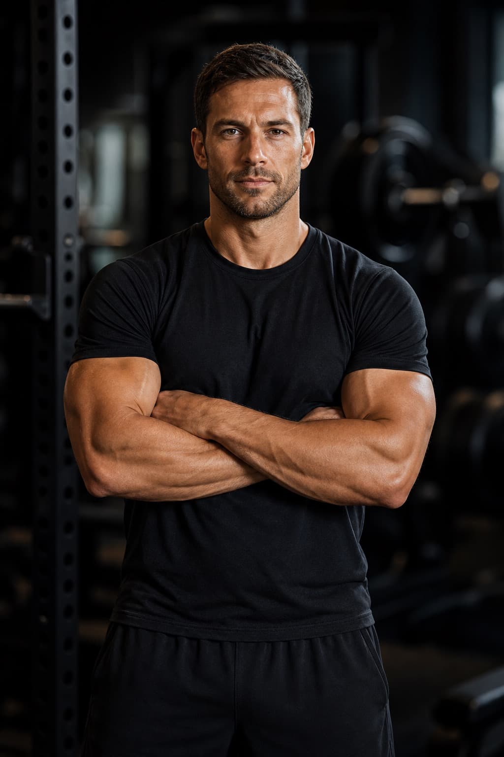 Lead Apex trainer standing confidently in gym